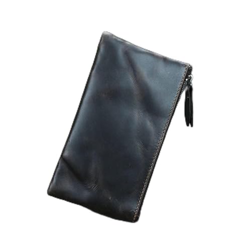 JZLUCAJJ 1 Stück handgefertigte, lässige Herren-Geldbörse, Lange Clutch-Tasche mit großer Kapazität, schlanke Geldbörse, Kartenhalter (Farbe: G, Größe: 19 x 1 x 10 cm) von JZLUCAJJ