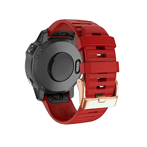 JZLUCAJJ 26/20/22 mm Silikon-Schnellverschluss-Uhrenarmband für Fenix ​​5 5S 6 6S pro 935 3 HR MK1 Uhr Easyfit-Armbanduhr von JZLUCAJJ