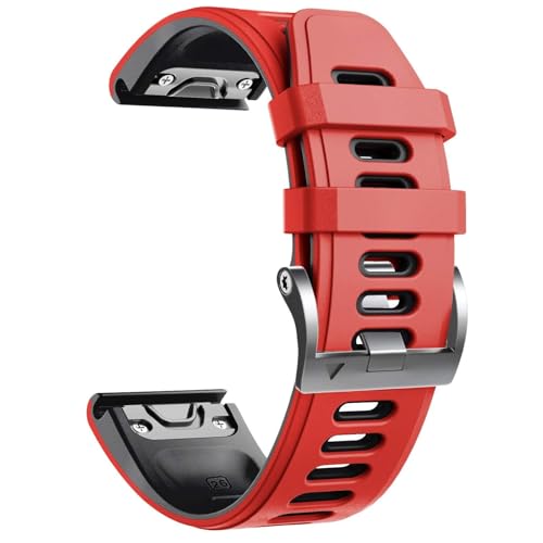 JZWCHQ Für Fenix 8X Watchbänder Silicon Sport Watch -Gurt für Fenix 5x/5x Plus/Fenix 6X/Fenix 6X Pro/Fenix 3/Fenix 3 HR/DESCCTS MK1/D2 Delta PX/D2 Charlie 26mm Smart Watch Bands JZWCHQ Für Fenix 8X Watchbänder Silicon Sport Watch -Gurt für Fenix 5x/5x Plus/Fenix 6X/Fenix 6X Pro/Fenix 3/Fenix 3 HR/DESCCTS MK1/D2 Delta PX/D2 Charlie 26mm Smart Watch Bands von JZWCHQ