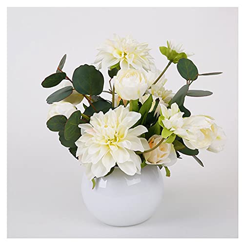 JZWCHQ Künstliche Blumen Dekor Künstliche Blumen Blumenstrauß Dekoration Desktop Wohnzimmer Couchtisch Dekoration Simulation Blume Esstisch Schlafzimmer Büro Layout Gefälschte Blume/Dekoration von JZWCHQ