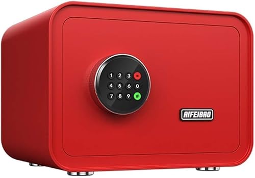 Safe Strongbox Safe und Halteles feuerfeste wasserdichte Safes Safes Elektronisches Passwort Anti-Diebstahl Safer kleiner Haushalt 25 cm sicheres Büro in die Wand/in den Closet Hotel Safe Safe Safe von JZWCHQ