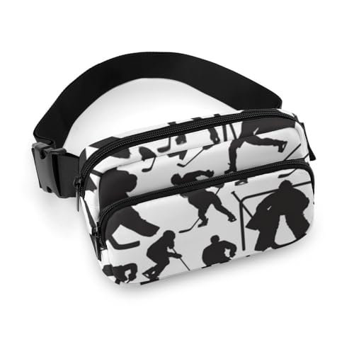 JZemdybill Hüfttasche, Bauchtasche für Hockey-LCE-Spieler, verstellbare Bauchtasche zum Laufen, Spazierengehen, Wandern, siehe abbildung, 20x13cm von JZemdybill