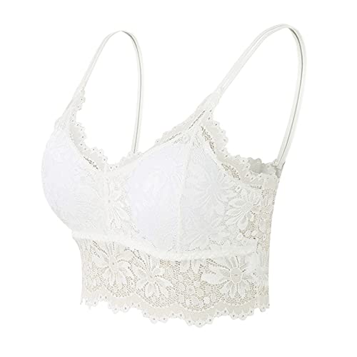 BH Verschluss Vorne, BH Mit Spitze Damen Spitzen - Bustier Dirndl Push Up Extrem Frauen Unterwäsche Rückenfreier Balconette Sexy Leicht Gepolstert von Jabidoos