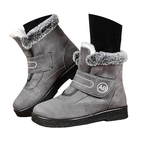 Damen Stiefeletten, Winterstiefel Damen Warm Gefütterte Winterschuhe Stiefeletten - rutschfest Winter Wanderschuhe Trekkingschuhe Stiefel Boots Schuhe von Jabidoos