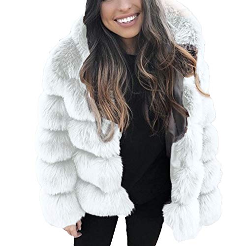 Damen wintermantel, Wintermantel Damen Lang Mit Fellkapuze Mantel - Jacke Elegant Steppmantel Frauen Jacket Warm Winterjacke Gefüttert Parka Große Größen von Jabidoos