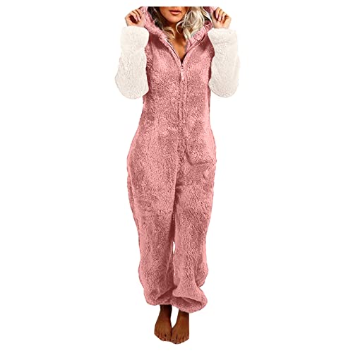 Homewear Damen Set, Pyjama Damen Zweiteiler Winter Jumpsuit - Freizeitanzug Teenager Homewear Elegant Langarm Jogginganzug Baumwolle Flauschig Warm Fleece Hausanzug Kuschelig von Jabidoos