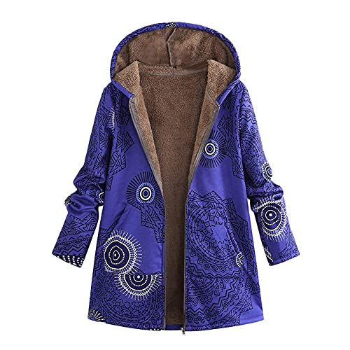 Jacke mit Teddyfutter Damen, Fleecejacke Damen Flauschig Winter Teddyjacke - Outdoorjacke Frauen Plüschjacke Gefüttert Winterjacke Langarm Kapuzenjacke Plüsch Bequeme Übergangsjacke Mit Kapuze, Ideal von Jabidoos