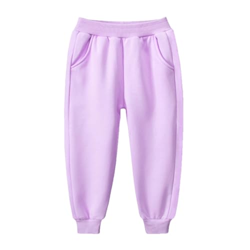 Jogginghose Baggy, Thermohose Mädchen Jogginghose - Fleece Freizeithose High Waist Activewear Mit Elastischem Bund Und Bein Baggy Pants Sweatpants von Jabidoos