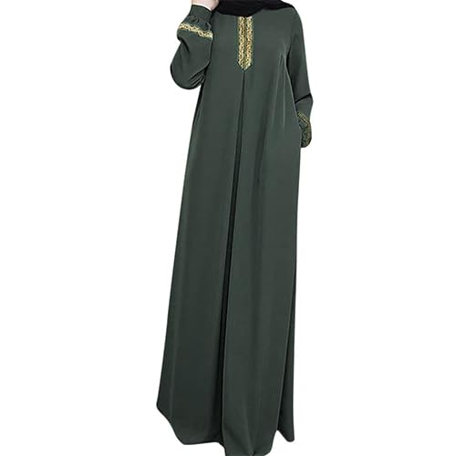 Muslimische Kleider Damen Gebetskleidung Abaya Frauen Namaz Elbisesi Langarm Islamische Muslim Kleid Naher Osten Dubai Türkei Arabische Kleidung Ramadan Lang Robe Gebetskleid Langes Kleid von Jabidoos