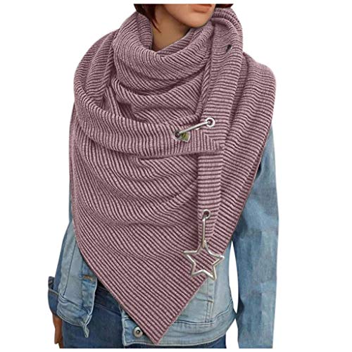 Schal Damen Winter, Schal Damen Winter Warmer Dreieckschal - Winterschals Retro Frauen Flauschig Baumwolle Wickelschal Lässige Herbstschal Winterschal Halstücher übergroßer Weich Scarf Poncho von Jabidoos