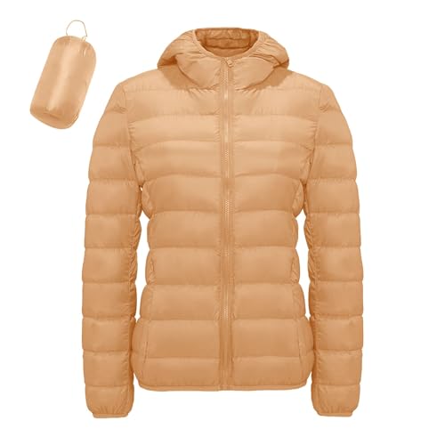 Steppjacke Damen, Wintermantel Damen Puffer Herbst Daunenjacke - Steppmantel Mädchen Daunenjacken Frauen Übergangsmantel Winter Winterjacke Elegant Jacke Mantel Langer Daunenmantel Lang Leichter Down von Jabidoos