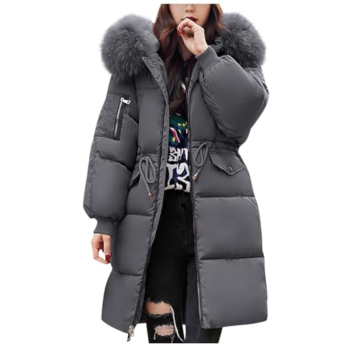 Steppmantel Damen leicht übergang, Daunenjacke Damen Lang Elegant Wintermantel - Steppjacke Puffer Warme Herbstjacke Leichte Damenmantel Oversize Ultraleichte Daunenjacken Packbar Lange Leicht Daunen von Jabidoos