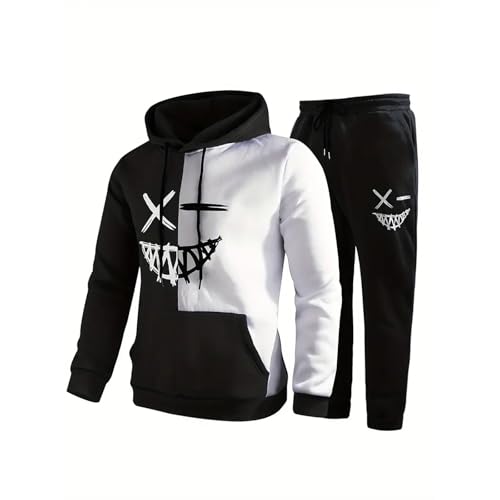 Trapstar Tracksuit, Herren Damen Jogginganzug Trainingsanzug Y2K 2-Teilig Tracksuit Mit Kapuze - Winter Warm Streetwear Lässig Sportanzug Für Männer Regular Sport Anzug Freizeitanzug Trendiges Outfit von Jabidoos