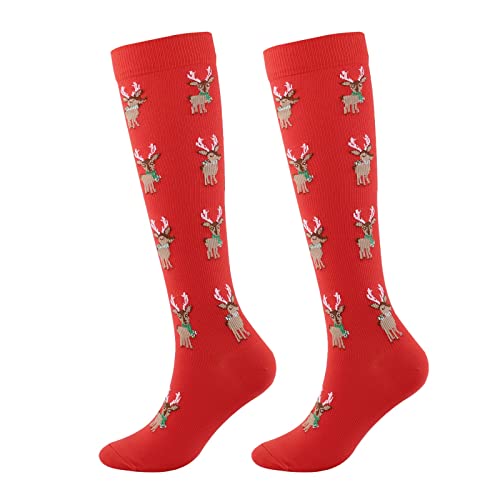 Weihnachts Socken Männer Schlafsocken Lustige Weihnachtssocken Damen - Kuschel Niedliche Weihnachtsstrümpfe Warme Fuzzy Socks Cozy Weihnachten Lustig Karikatur Tier Witzige Frauen Sneakersocken von Jabidoos