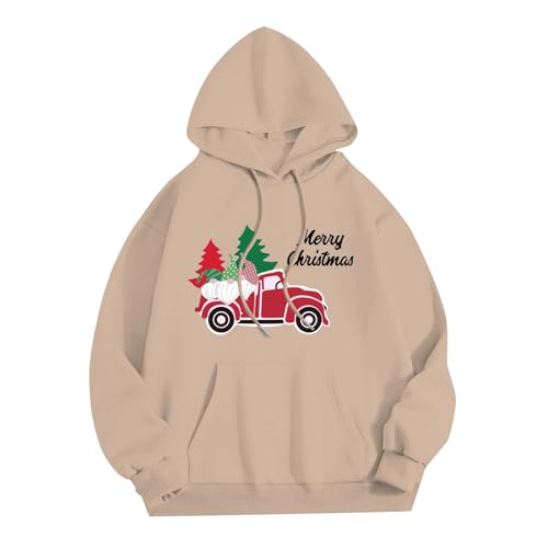 Weihnachtspullover große größen, Weihnachts Hoodie Männlich Hässlich Langarm Christmas - Sweatshirts Ugly Weihnachtspulli Mode Kapuzenshirt Weihnachtspullover Rundhals Lustig Pullover Weihnachten Mit von Jabidoos