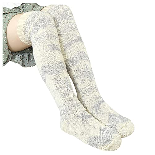 Weihnachtssocken Unisex Herren Schlafsocken Bettsocken Damen - Kuschel Socken Cozy Warme Winter Wintersocken Flauschige Christmas Stockings Nikolausstrumpf Hängende Familie Weihnachtsstrümpfe Für Part von Jabidoos