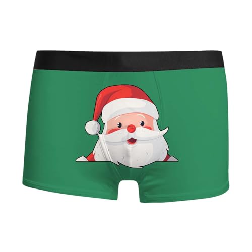 boxershorts herren, Weihnachts Boxershorts Herren Männer Lustige Personalisierte Unterhose Weihnachten - Männergeschenke Weinachten Kostüm 3d Druck Weihnachtsboxershort Baumwolle Weihnachtsunterhose W von Jabidoos