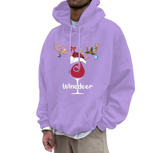 christmas hoodie, Weihnachts Hoodie Männlich Ugly Lustig Weihnachten Herren - Weihnachtskleidung Langarm Pulli Mode Sweatshirts Mit Taschen Hoodies Lässige Pullover 3d Lustige Weihnachtsmotiv Sweatshi von Jabidoos