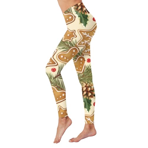 christmas pants, Weihnachtsstrumpfhose Damen Fleece Thermo Weihnachtshose - Strumpfhose Baumwoll Winterstrumpfhose Weihnachtsmotiv Baumwollstrumpfhose Bunt Wollstrumpfhosen Warme Elegant Yoga Pants Bl von Jabidoos