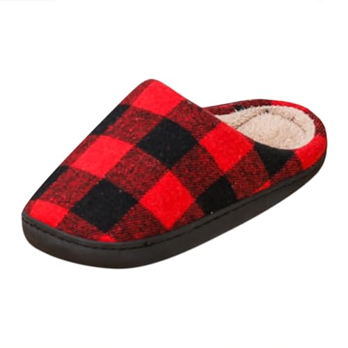 christmas slippers women, Plüsch Pantoffeln Herren Weiche Flauschig Christmas Slippers - Weihnachtspantoffeln Mode Thermoschuhe Elastizität Weihnachtsschlappen Plüschpantoffeln Warme Winter Rentier Sl von Jabidoos