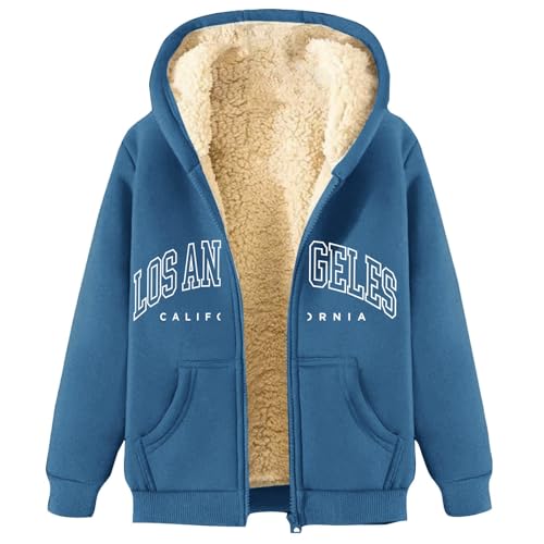 cordjacke Damen gefüttert, Teddyfleece Jacke Damen Teddy Gefüttert Teddyjacke - Outdoorjacke Reißverschluss Thermojacke Dicke Kuscheljacke Teddyfutter Teddy-Fleece Warm Herbst Wintermantel Stilvoller von Jabidoos