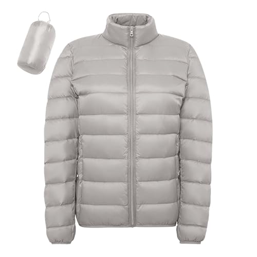 damen steppjacke übergang, Daunenjacke Damen Winter Puffer Winterjacke - Winterjacken Casual Steppmantel Lang Steppjacken Oversize Steppjacke Jacke Mantel Langer Daunenmantel Leichter Down Jacket Wome von Jabidoos