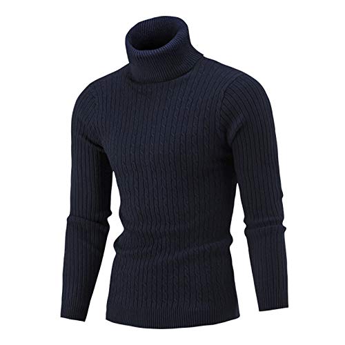 fleece pullover herren, Pullover Herren Rollkragenpullover Sweater - Arbeitspullover Langarm Winterpullover Norweger Strickpullover Oversize Strickpulli Outdoor Rundhals Gestreifte College Teenager Mä von Jabidoos