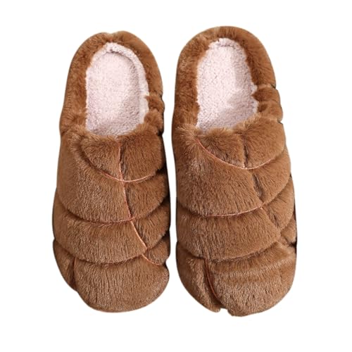 hausschuhe damen, Christmas Slippers Damen Winter Kuschelige Slipper - Weihnachtspantoffeln Flauschig Hauspantoffeln Plüschpantoffeln Warme Weihnachtsschlappen Komfortabel Herren Plüsch Pantoffeln Wei von Jabidoos