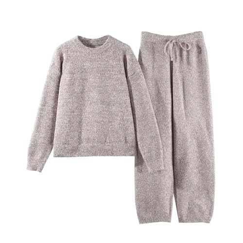 homewear damen set, Pyjama Damen Lang Warmer Jumpsuit - Overall Baumwolle Outfit Teenager Jogginganzug Kuschel Hausanzug Flauschig Kuschelig Warm Loungewear Set Polar Pjs Revers Nachtwäsche Thermo Fre von Jabidoos