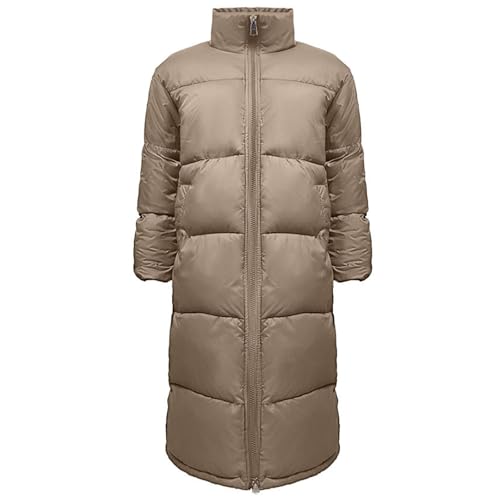 leichte steppjacke damen, Wintermantel Damen Elegant Leicht Steppmantel - Warme Jacke Daunen Daunenjacke Puffer Mantel Casual Kapuze Große Größen Daunenmantel Zip Up Langarm Kapuzenjacke Skijacke Outd von Jabidoos