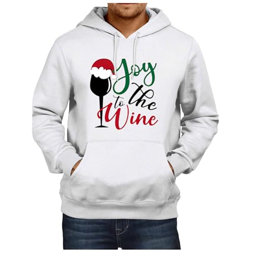 pullover herren weihnachten, Weihnachts Hoodie Herren Langarm Lustig Weihnachten - Sweatshirts 3d Druck Weihnachtskleidung Rundhals Pulli Ugly Weihnachtspullover Hässlich Casual Weihnachtspulli Christ von Jabidoos