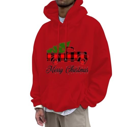 pullover weihnachten, Weihnachtshoodie Herren Lustig Mode Weihnachts Hoodie - Sweatshirts Winter Weihnachtskleidung 3d Druck Pulli Mit Taschen Hoodies Langarm Pullover Weihnachten Lustige Weihnachtsmo von Jabidoos