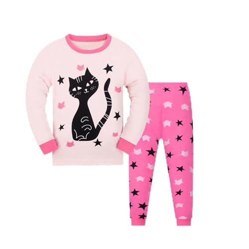 pyjama jungen 164, Schlafanzug Kinder Flanell Fleece Pyjama - Kinderschlafanzug Aesthetic Hose Pjs Dicker Schlafanzüge Zweiteile Warme Set Kleinkind Winter Langarm Hausanzug Nachtwäsche Mit Lange Ober von Jabidoos