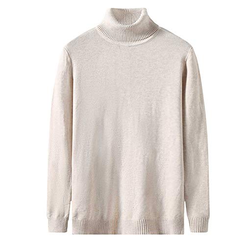 rollkragenpullover herren, Sweater Herren Rollkragenpullover Pulli - Winterpullover Oversize Fleecepullover Streetwear Strickpulli Strick Elegant Pullover Strickpullover Mit Kapuze/hochwertiger Im Reg von Jabidoos