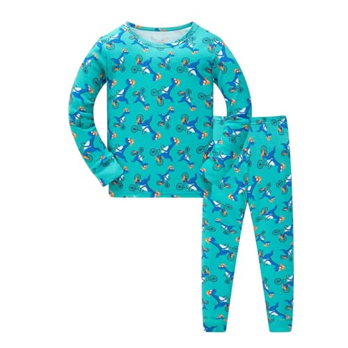 schlafanzug kinder 98, Schlafanzug Kinder Flanell Warm Pyjama - Hausanzug Thermo Pjs Kinderschlafanzug Zweiteile Nachthemd Pyjamahose Warme Fleece Set Kleinkind Winter Langarm Nachtwäsche Mit Lange Ob von Jabidoos