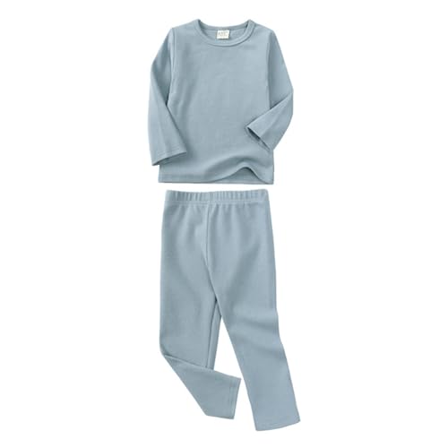 schlafanzug mädchen 128, Schlafanzug Kinder Warm Thermo Pyjama - Hausanzug Zweiteile Kinderschlafanzug Nachthemd Kuschel Schlafanzüge Gummibund Kleinkind Heimanzug Säugling Junge Nachtwäsche Unisex Mä von Jabidoos