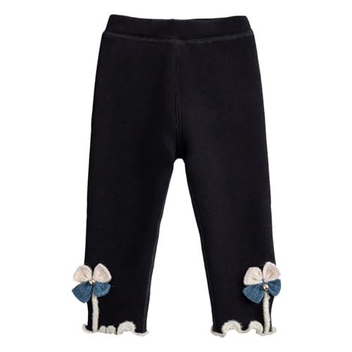 thermoleggings Kinder, Thermohose Kinder Mädchen Lang Winter Thermo Leggings - Sporthose Strumpfhosen Dicke Strumpfhose Sportleggins High Waist Für Baumwolle Mit Fleece Gefüttert Warme Unifarben Hose von Jabidoos