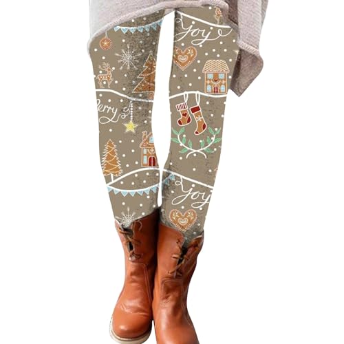 thermoleggings damen winter, Leggings Weihnachten Damen Baumwolle Winter Strumpfhosen - Weihnachtskostüme Warme Yogahosen Bunt Weihnachtsleggings Strumpfhose Sport Thermo Weihnachtshose Lange Festlich von Jabidoos