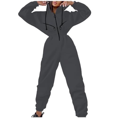 tracksuit damen, Jogginganzug Damen Winter Baumwolle Hausanzug - Set Sportanzug Warme Trainingsanzüge Trainingsanzug Zweiteiler Sportbekleidung Große Größen Elegant 2 Teilig Langarm Einfarbig Streatwe von Jabidoos