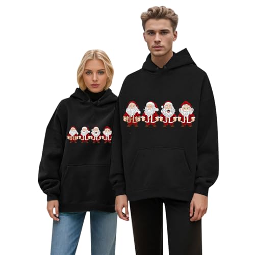 ugly christmas sweater, Hoodie Weihnachten Herren Männlich Lose Winter Weihnachtshoodie - Kapuzenshirt Komfortabel Kapuzenpulli Lässige Weihnachtspulli Weihnachtspullis Lustig Unisex 3d Druck Kapuzenp von Jabidoos