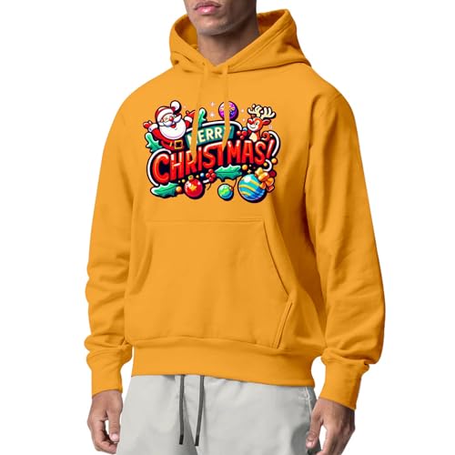 weihnachten pullover herren, Weihnachts Hoodie Männlich Winter Langarm Weihnachtshoodie - Pulli Lustig Weihnachtspullis 3d Druck Weihnachtspulli Weihnachtskleidung Rundhals Pullover Weihnachten Mit Lu von Jabidoos