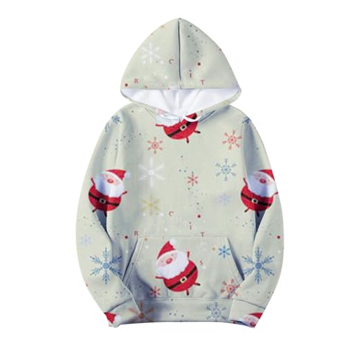 weihnachts hoodie herren, Weihnachtshoodie Herren Winter Hässlich Hoodie Weihnachten - Sweatshirts 3d Druck Weihnachtspullis Langarm Weihnachtspullover Lässige Kapuzenpulli Casual Weihnachtspulli Chri von Jabidoos