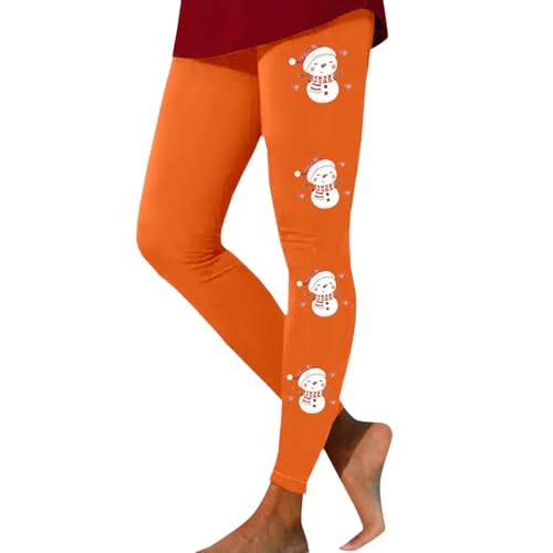 weihnachts hosen damen, Leggings Weihnachten Damen Bunt Baumwolle Strumpfhosen - Weihnachtsstrumpfhose Fitness Wollstrumpfhosen Große Größen Kariert Winterstrumpfhose Baumwoll Elegant Yoga Pants Blick von Jabidoos