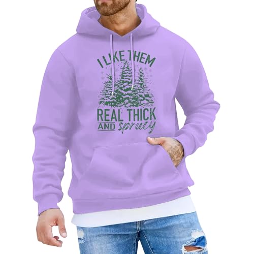 weihnachts sweatshirt herren, Weihnachts Hoodie Herren Mode Hässlich Weihnachten - Weihnachtspulli Komfortabel Kapuzenshirt Lose Pulli Rundhals Weihnachtspullover 3d Druck Merry Christmas Weihnachtsma von Jabidoos