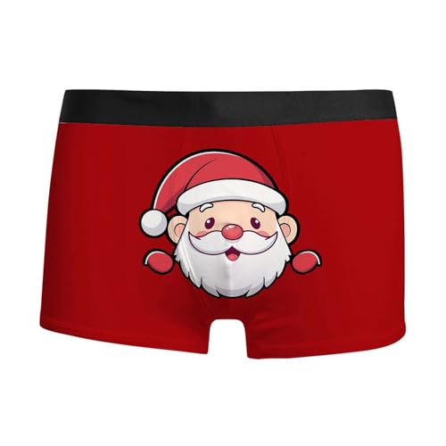 weihnachts unterhosen männer, Weihnachtsunterhose Herren Männer Lustige Baumwolle Boxershorts Weihnachten - Adventskalender Personalisierte Komfortabel Mode Weinachten Kostüm 3d Druck Personalisiert L von Jabidoos