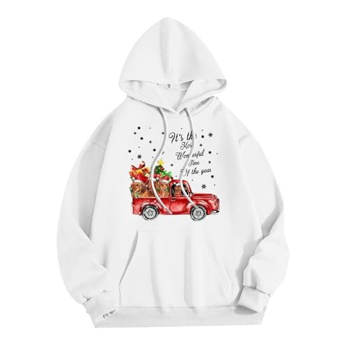 weihnachtshoodie, Christmas Hoodie Herren Ugly Langarm Weihnachtshoodie - Weihnachtskleidung Lustig Kapuzenpulli Komfortabel Weihnachtspulli Kapuzenshirt Merry Weihnachtspullover Weihnachtsmann Sweats von Jabidoos