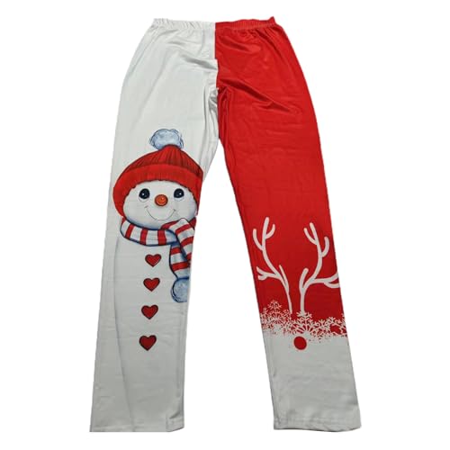 weihnachtshose herren, Weihnachtsstrumpfhose Damen Winter Baumwolle Leggings Weihnachten - Wollstrumpfhosen Große Größen Weihnachtshose Gym Sportleggings Gemustert Strumpfhose Elegant Radlerhosen Weih von Jabidoos