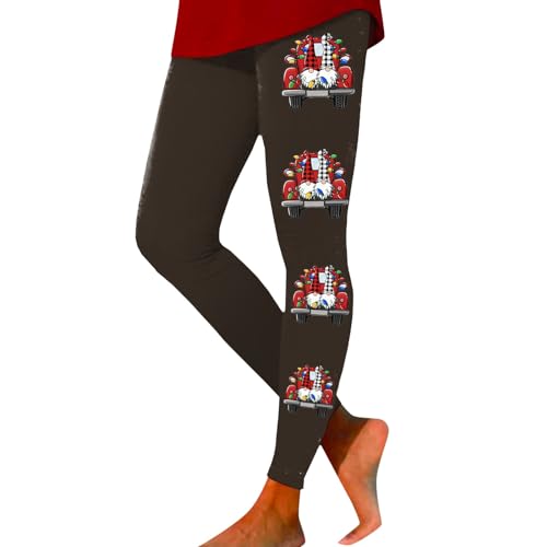 weihnachtshosen couple, Weihnachtsstrumpfhose Damen Thermo Gefüttert Weihnachtshose - Jogginghose Yoga Leggings Baumwolle Yogahosen Strumpfhosen Blickdicht Weihnachten Radlerhosen Weihnachtsmann Print von Jabidoos