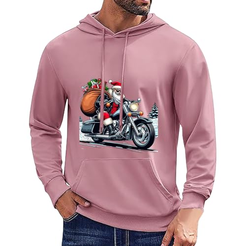 weihnachtspullover große größen, Weihnachts Hoodie Herren Komfortabel Lose Weihnachtshoodie - Sweatshirts Casual Kapuzenshirt Warm Weihnachtspulli 3d Druck Weihnachtskleidung Lässige Fit Langarm Sweat von Jabidoos