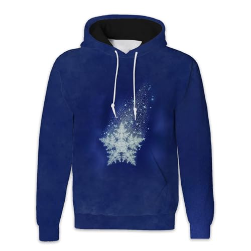 weihnachtspullover herren lustig, Weihnachtshoodie Herren Lose Oversized Christmas Hoodie - Kapuzenpulli Weihnachtspullover Winter Sweatshirts 3d Druck Weihnachtspulli Komfortabel Lustig Kapuzenpullov von Jabidoos